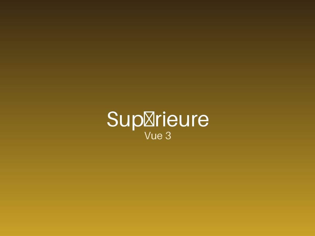 Supérieure — vue 3